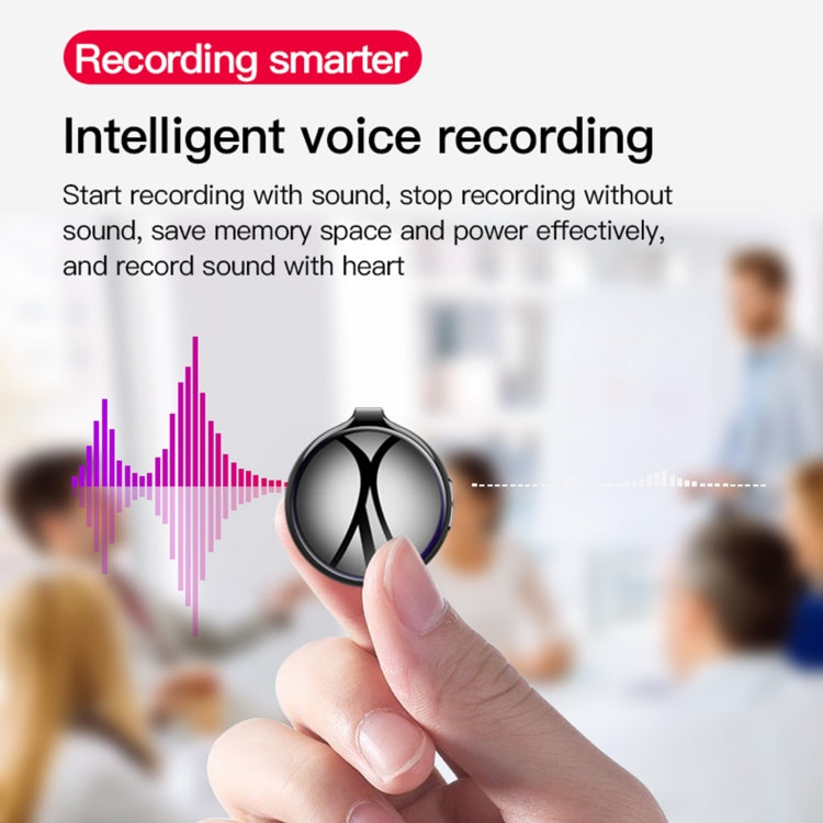 Q39 AI Intelligent High-definition Noise Reduction Voice Control Recorder, Capacity:8GB(Black) - Recording Pen by buy2fix | Online Shopping UK | buy2fix