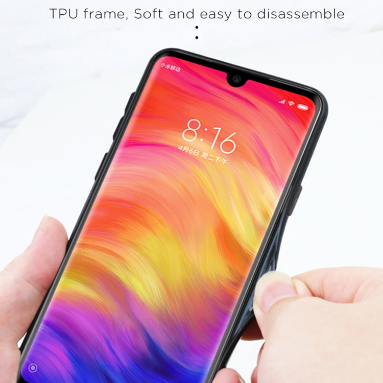 For Xiaomi Redmi Note 7 Gradient Color Glass Case(Light Purple) - Xiaomi Cases by buy2fix | Online Shopping UK | buy2fix