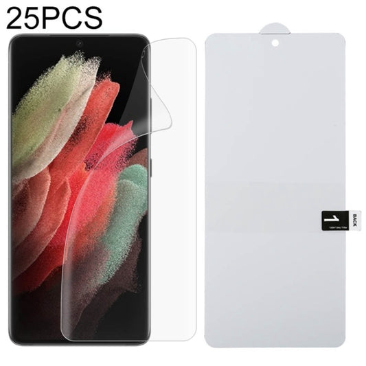For Samsung Galaxy S22 Ultra 5G 25pcs Full Screen Protector Explosion-proof Hydrogel Film - Galaxy Tempered Glass by buy2fix | Online Shopping UK | buy2fix