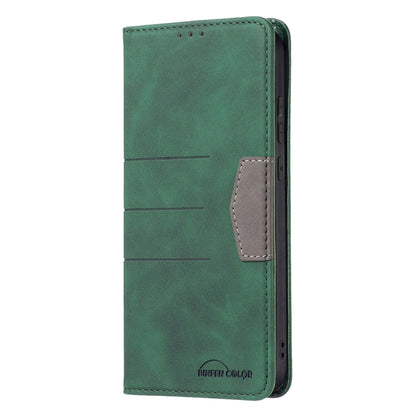 For Xiaomi Redmi Note 9 / 10X 4G Magnetic Splicing Leather Phone Case(Green) - Xiaomi Cases by buy2fix | Online Shopping UK | buy2fix