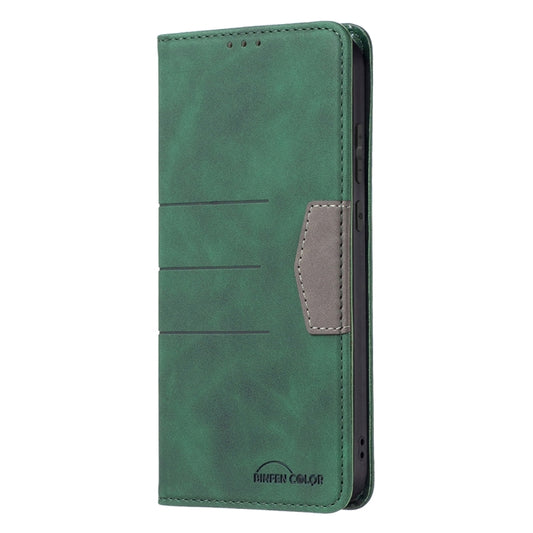 For Xiaomi Redmi Note 9 / 10X 4G Magnetic Splicing Leather Phone Case(Green) - Xiaomi Cases by buy2fix | Online Shopping UK | buy2fix