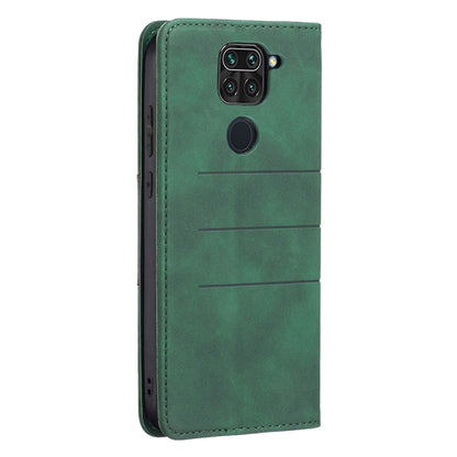 For Xiaomi Redmi Note 9 / 10X 4G Magnetic Splicing Leather Phone Case(Green) - Xiaomi Cases by buy2fix | Online Shopping UK | buy2fix