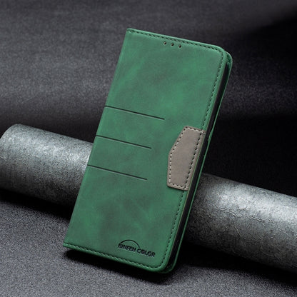 For Xiaomi Redmi Note 9 / 10X 4G Magnetic Splicing Leather Phone Case(Green) - Xiaomi Cases by buy2fix | Online Shopping UK | buy2fix