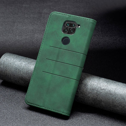 For Xiaomi Redmi Note 9 / 10X 4G Magnetic Splicing Leather Phone Case(Green) - Xiaomi Cases by buy2fix | Online Shopping UK | buy2fix