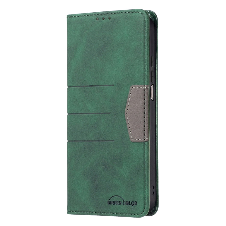 For Xiaomi Mi 10T Pro 5G / 10T 5G / Redmi K30S Magnetic Splicing Leather Phone Case(Green) - Xiaomi Cases by buy2fix | Online Shopping UK | buy2fix