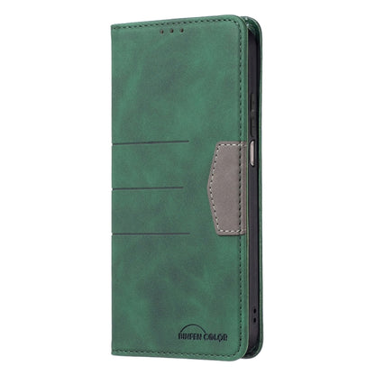 For Xiaomi Mi 10T Pro 5G / 10T 5G / Redmi K30S Magnetic Splicing Leather Phone Case(Green) - Xiaomi Cases by buy2fix | Online Shopping UK | buy2fix