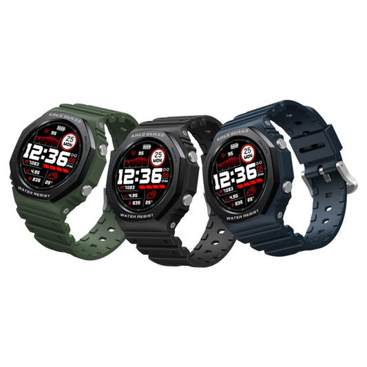 Zeblaze Ares 2 1.09 inch Color Touch Screen 5ATM Waterproof Smart Watch, Support Sleep Monitoring / Heart Rate Monitoring / Blood Pressure Monitoring / Multi-sports Mode(Green) - Smart Watches by Zeblaze | Online Shopping UK | buy2fix