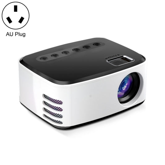 T20 320x240 400 Lumens Portable Home Theater LED HD Digital Projector, Same Screen Version, AU Plug(Black White) - LED Projector by buy2fix | Online Shopping UK | buy2fix
