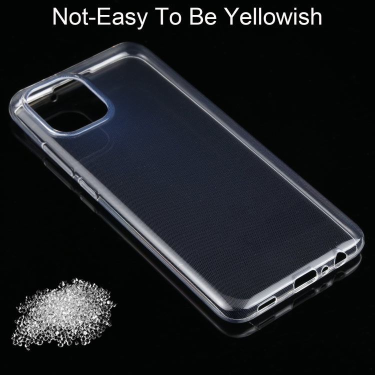 For Samsung Galaxy A03 0.75mm Ultra-thin Transparent TPU Soft Phone Case by buy2fix