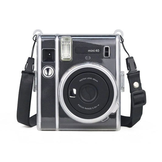 Protective Crystal Case with Strap For FUJIFILM Instax mini 40(Transparent) - Protective Case by buy2fix | Online Shopping UK | buy2fix