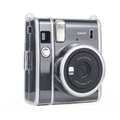 Protective Crystal Case with Strap For FUJIFILM Instax mini 40(Transparent) - Protective Case by buy2fix | Online Shopping UK | buy2fix