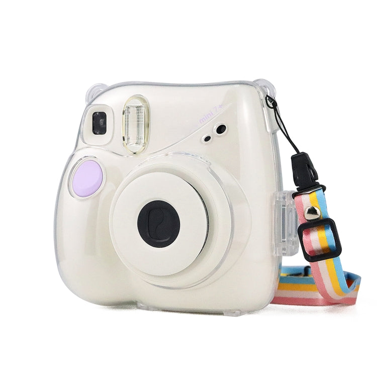 Protective Crystal Case with Strap For FUJIFILM Instax mini 7+(Transparent) by buy2fix