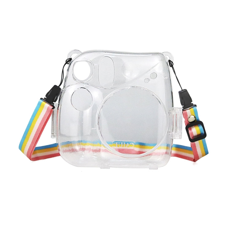 Protective Crystal Case with Strap For FUJIFILM Instax mini 7+(Transparent) by buy2fix