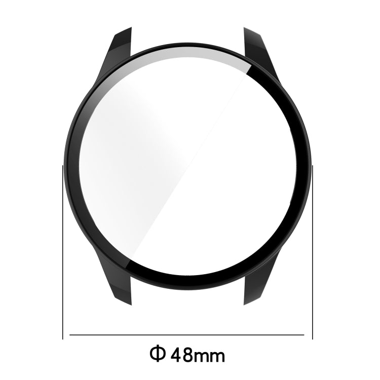 For Xiaomi Watch Color Sport PC + Tempered Glass Watch Protective Case(Black) - Watch Cases by buy2fix | Online Shopping UK | buy2fix