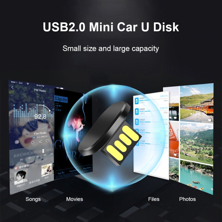 Car USB Interface Mini Metal U Disk, Capacity:64GB by buy2fix