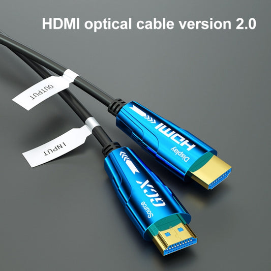HDMI 2.0 Male to HDMI 2.0 Male 4K HD Active Optical Cable, Cable Length:3m by buy2fix