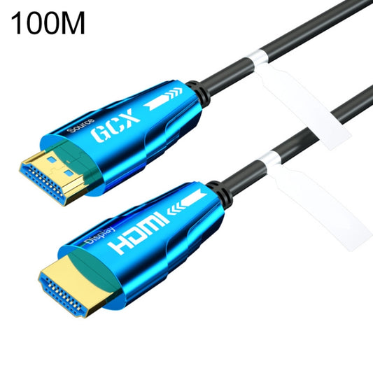 HDMI 2.0 Male to HDMI 2.0 Male 4K HD Active Optical Cable, Cable Length:100m by buy2fix