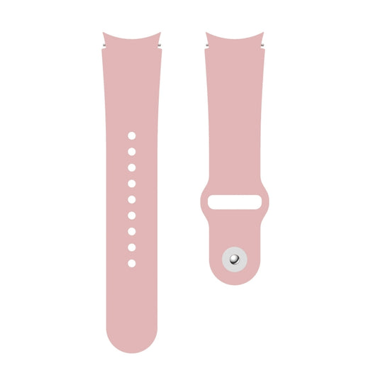 For Samsung Galaxy Watch4 40&44mm/Watch4 Classic 42&46mm Silicone Reverse Buckle Watch Band(Rose Pink) - Watch Bands by buy2fix | Online Shopping UK | buy2fix