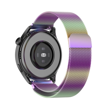 For Huawei Watch GT 3 46mm/GT Runner 22mm Milan Metal Watch Band(Colorful) by buy2fix