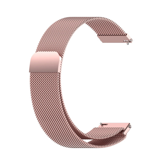 For Huawei Watch GT 3 42mm 20mm Milan Metal Watch Band(Rose Pink) - Watch Bands by buy2fix | Online Shopping UK | buy2fix