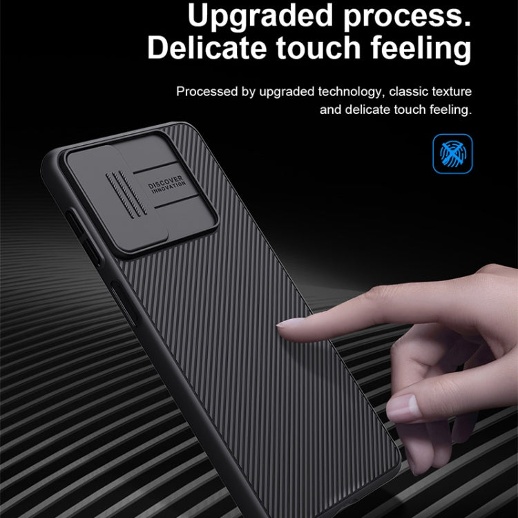 For Samsung Galaxy M52 5G NILLKIN Black Mirror Series Camshield PC Phone Case(Blue) - Galaxy Phone Cases by NILLKIN | Online Shopping UK | buy2fix