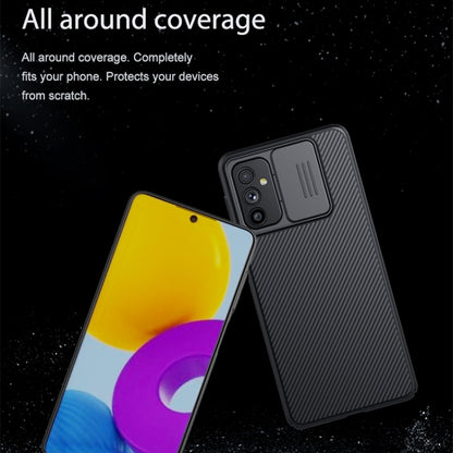 For Samsung Galaxy M52 5G NILLKIN Black Mirror Series Camshield PC Phone Case(Blue) - Galaxy Phone Cases by NILLKIN | Online Shopping UK | buy2fix