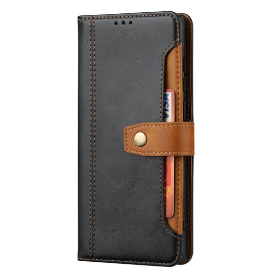 For Xiaomi Redmi Note 11/Poco M4 Pro Calf Texture Double Fold Leather Phone Case(Black) - Xiaomi Cases by buy2fix | Online Shopping UK | buy2fix