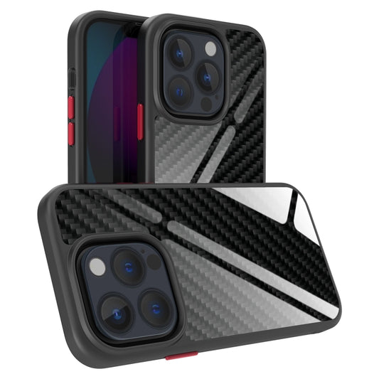 For iPhone 13 Pro Real Carbon Fiber MagSafe Magnetic Phone Case (Black) - iPhone 13 Pro Cases by buy2fix | Online Shopping UK | buy2fix