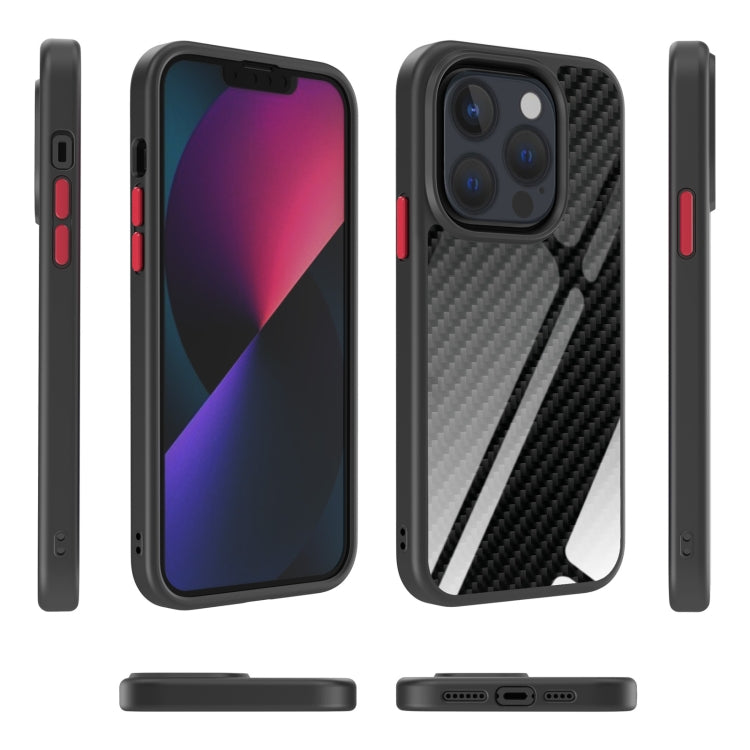 For iPhone 13 Pro Real Carbon Fiber MagSafe Magnetic Phone Case (Black) - iPhone 13 Pro Cases by buy2fix | Online Shopping UK | buy2fix