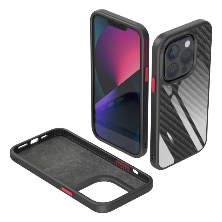 For iPhone 13 Pro Real Carbon Fiber MagSafe Magnetic Phone Case (Black) - iPhone 13 Pro Cases by buy2fix | Online Shopping UK | buy2fix