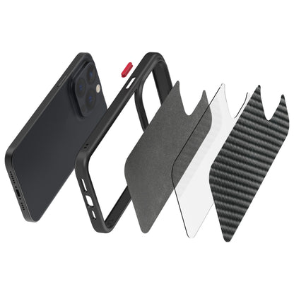 For iPhone 13 Pro Real Carbon Fiber MagSafe Magnetic Phone Case (Black) - iPhone 13 Pro Cases by buy2fix | Online Shopping UK | buy2fix
