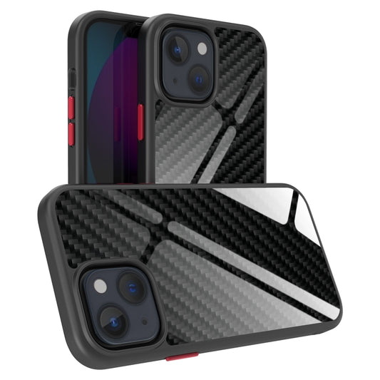 For iPhone 13 Real Carbon Fiber MagSafe Magnetic Phone Case(Black) - iPhone 13 Cases by buy2fix | Online Shopping UK | buy2fix