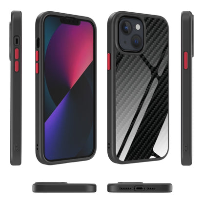 For iPhone 13 Real Carbon Fiber MagSafe Magnetic Phone Case(Black) - iPhone 13 Cases by buy2fix | Online Shopping UK | buy2fix