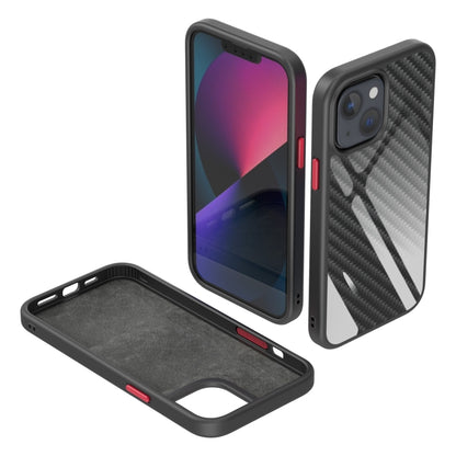 For iPhone 13 Real Carbon Fiber MagSafe Magnetic Phone Case(Black) - iPhone 13 Cases by buy2fix | Online Shopping UK | buy2fix