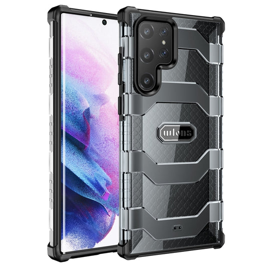 For Samsung Galaxy S22 Ultra 5G wlons Explorer Series PC+TPU Phone Case(Black) - Galaxy S22 Ultra 5G Cases by wlons | Online Shopping UK | buy2fix