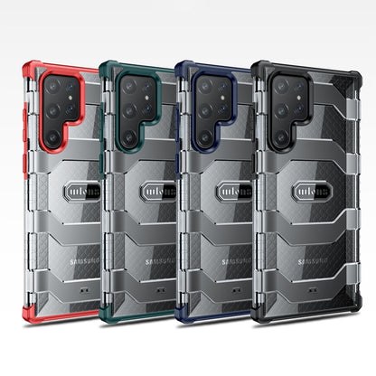 For Samsung Galaxy S22 Ultra 5G wlons Explorer Series PC+TPU Phone Case(Black) - Galaxy S22 Ultra 5G Cases by wlons | Online Shopping UK | buy2fix