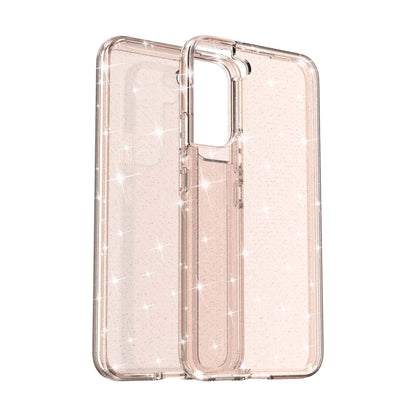 For Samsung Galaxy S22 5G Shockproof Terminator Style Glitter Powder Protective Phone Case(Gold) - Galaxy S22 5G Cases by buy2fix | Online Shopping UK | buy2fix