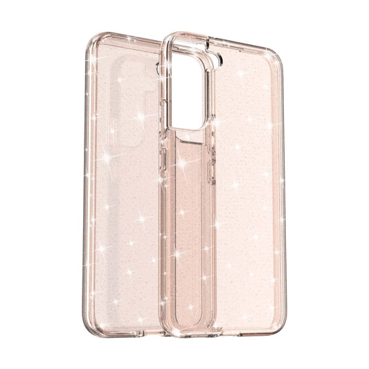 For Samsung Galaxy S22 5G Shockproof Terminator Style Glitter Powder Protective Phone Case(Gold) - Galaxy S22 5G Cases by buy2fix | Online Shopping UK | buy2fix