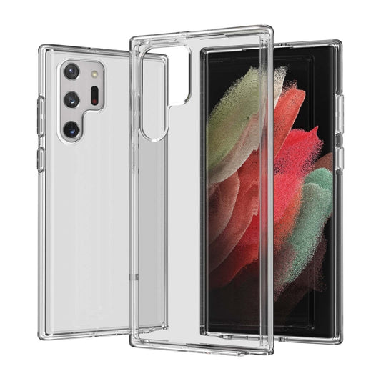 For Samsung Galaxy S22 Ultra 5G Shockproof Terminator Style Transparent Protective Phone Case(Transparent) - Galaxy S22 Ultra 5G Cases by buy2fix | Online Shopping UK | buy2fix
