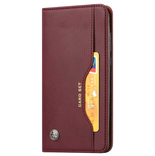 For Xiaomi Redmi Note 11 5G Domestic Version / Note 11 Pro+ Knead Skin Texture Leather Phone Case(Wine Red) - Xiaomi Cases by buy2fix | Online Shopping UK | buy2fix