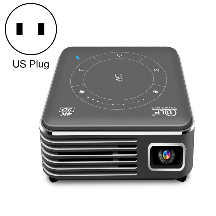 P11 854x480 DLP Smart Projector With Infrared Remote Control, Android 9.0, 4GB+32GB, US Plug - LED Projector by buy2fix | Online Shopping UK | buy2fix