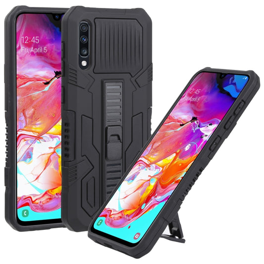 For Samsung Galaxy A70 / A70s All Inclusive Double-color TPU + PC Phone Case(Black) by buy2fix