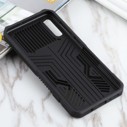 For Samsung Galaxy A70 / A70s All Inclusive Double-color TPU + PC Phone Case(Black) by buy2fix