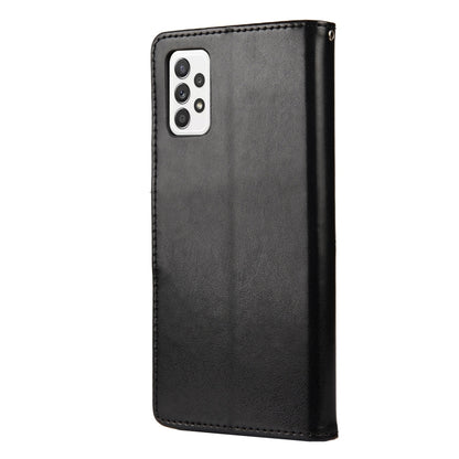 For Samsung Galaxy A53 5G Butterfly Flower Pattern Horizontal Flip Leather Phone Case with Card Slot & Holder(Black) - Galaxy Phone Cases by buy2fix | Online Shopping UK | buy2fix