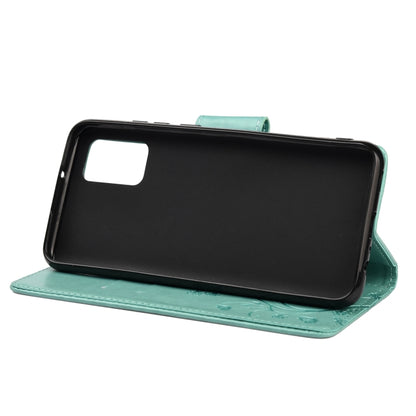 For Xiaomi Redmi Note 11 Pro Butterfly Flower Pattern Horizontal Flip Leather Phone Case with Card Slot & Holder(Green) - Xiaomi Cases by buy2fix | Online Shopping UK | buy2fix