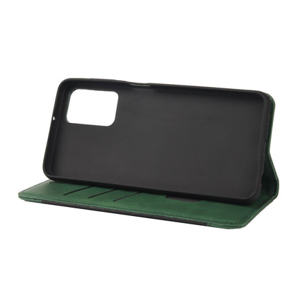 For Xiaomi Redmi Note 11 Pro Skin Feel Splicing Leather Phone Case(Green) - Xiaomi Cases by buy2fix | Online Shopping UK | buy2fix