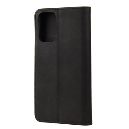 For Xiaomi Redmi Note 11 Skin Feel Splicing Leather Phone Case(Black) - Xiaomi Cases by buy2fix | Online Shopping UK | buy2fix