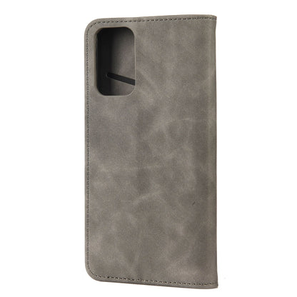 For Xiaomi Redmi Note 11 Skin Feel Splicing Leather Phone Case(Grey) - Xiaomi Cases by buy2fix | Online Shopping UK | buy2fix