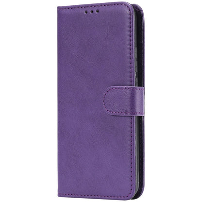 For Huawei Mate 20 Lite Solid Color Horizontal Flip Protective Case with Holder & Card Slots & Wallet & Photo Frame & Lanyard(Purple) - Huawei Cases by buy2fix | Online Shopping UK | buy2fix