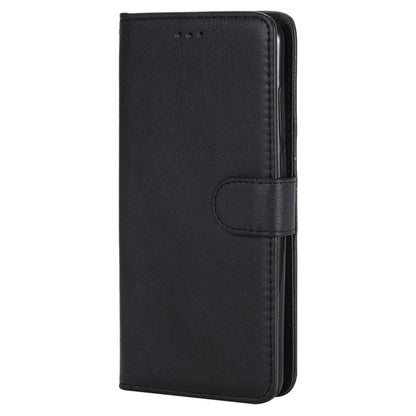 For Huawei P20 Pro Solid Color Horizontal Flip Protective Case with Holder & Card Slots & Wallet & Photo Frame & Lanyard(Black) - Huawei Cases by buy2fix | Online Shopping UK | buy2fix
